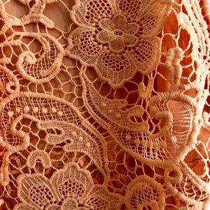 🍑Peach lace dress  NWOT